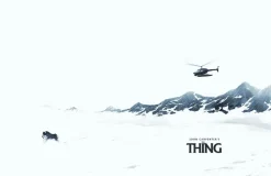 The Thing (1982) - Original Motion Picture Soundtrack by Ennio Morricone LP Vinyl Record (Trapped Under Ice Coloured Vinyl)