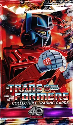 The Transformers (1984) - Series 01 40th Anniversary Collector's Trading Cards Booster Pack (10 Cards)