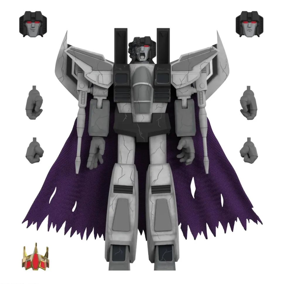 The Transformers: The Movie (1986) - Fallen King Starscream Ultimates! 7” Scale Action Figure