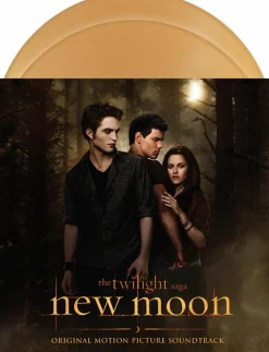 The Twilight Saga: New Moon Original Motion Picture Soundtrack 2xLP Vinyl Record (Gold Coloured Vinyl)