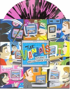 The Vandals - Internet Dating Super Studs LP Vinyl Record (Black & Pink Splatter Coloured Vinyl)