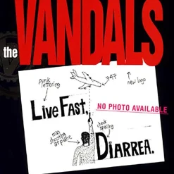 The Vandals - Live Fast Diarrhea LP Vinyl Record (Brown Splatter Coloured Vinyl)