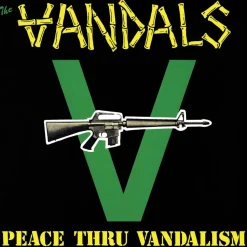 The Vandals - Peace Thru Vandalism LP Vinyl Record (Green & Black Splatter Coloured Vinyl)