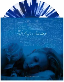 The Virgin Suicides - Original Motion Picture Soundtrack 25th Anniversary Deluxe Edition LP + 7" Single Vinyl Record (2025 Record Store Day Exclusive Blue with White Splatter Coloured Vinyl)