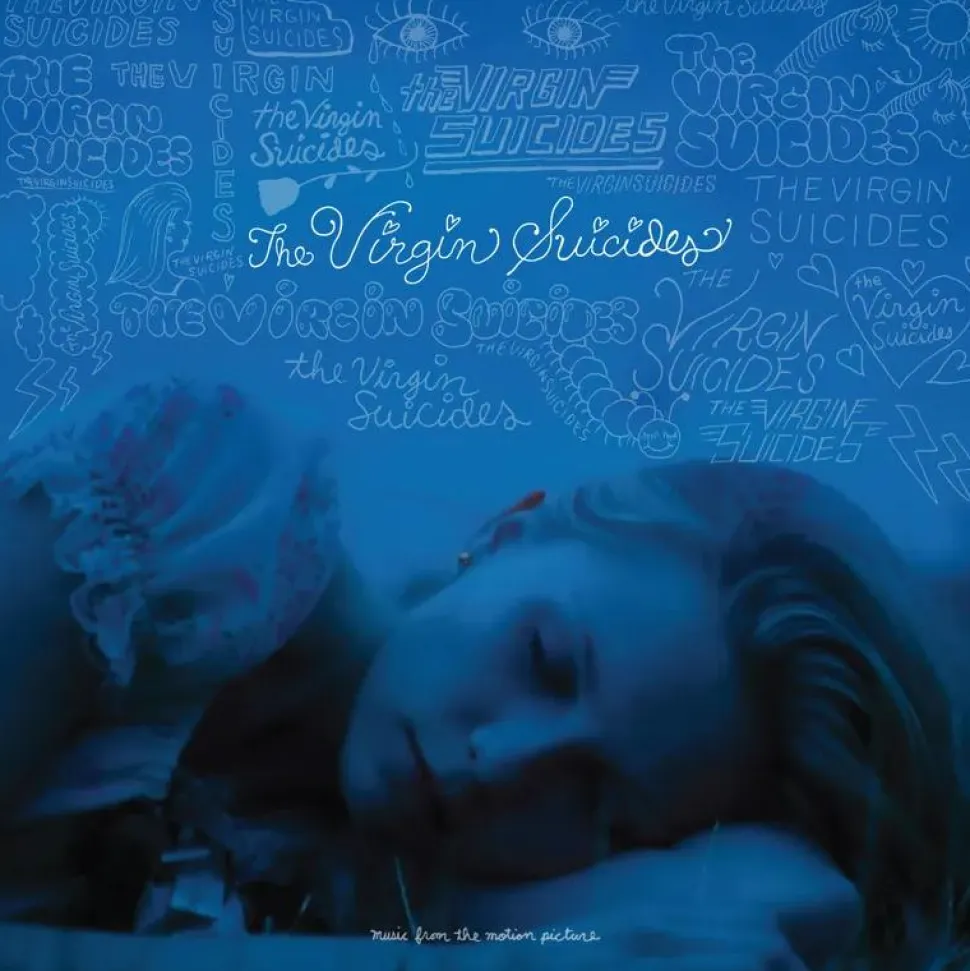 The Virgin Suicides - Original Motion Picture Soundtrack 25th Anniversary Deluxe Edition LP + 7" Single Vinyl Record (2025 Record Store Day Exclusive Blue with White Splatter Coloured Vinyl)