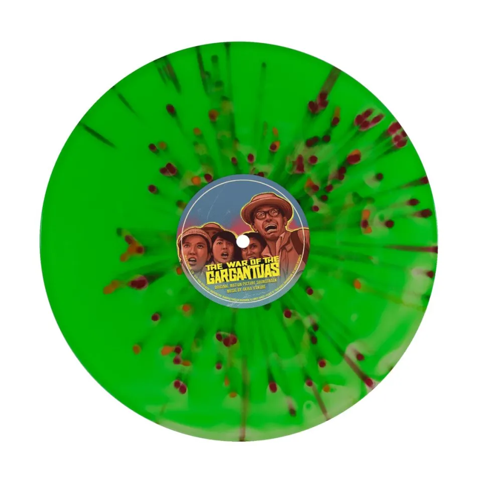 The War of the Gargantuas - Original Motion Picture Soundtrack Music By Akira Ifukube 2xLP Vinyl Record (“Sanda” & “Gaira” Orange & Green With Black Splatter Coloured Vinyl)