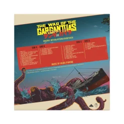 The War of the Gargantuas - Original Motion Picture Soundtrack Music By Akira Ifukube 2xLP Vinyl Record (“Sanda” & “Gaira” Orange & Green With Black Splatter Coloured Vinyl)