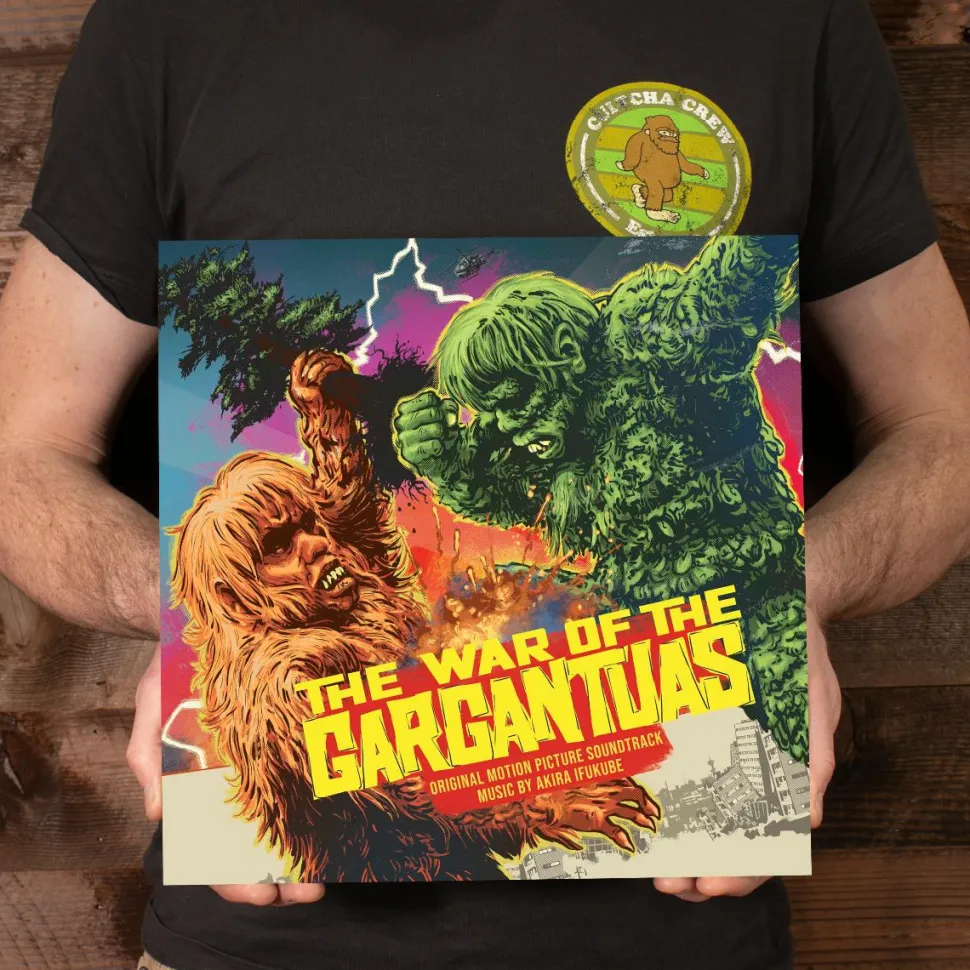 The War of the Gargantuas - Original Motion Picture Soundtrack Music By Akira Ifukube 2xLP Vinyl Record (“Sanda” & “Gaira” Orange & Green With Black Splatter Coloured Vinyl)