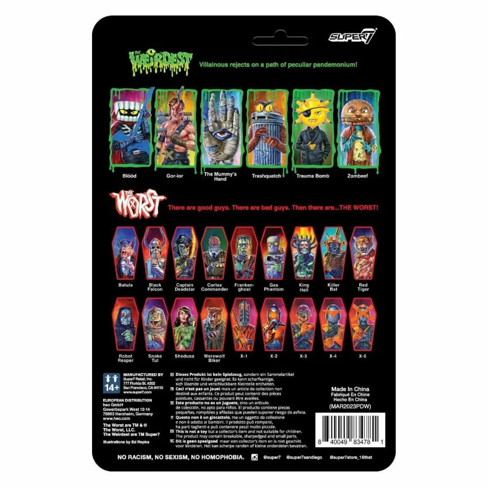 The Weirdest - Blood (Indigo to Hell) ReAction 3.75" Action Figure (Wave 3)