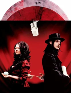 The White Stripes - Get Behind Me Satan 20th Anniversary 2xLP Vinyl Record (Wispy Red & White Coloured Vinyl)