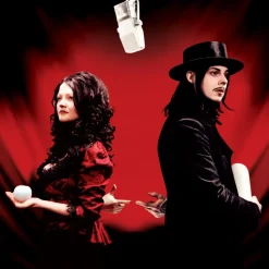 The White Stripes - Get Behind Me Satan 20th Anniversary 2xLP Vinyl Record (Wispy Red & White Coloured Vinyl)