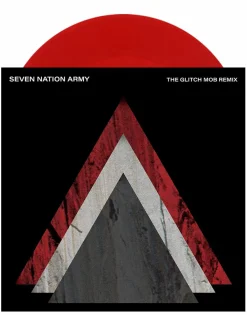 The White Stripes - Seven Nation Army (The Glitch Mob Remix) 7” Single Vinyl Record (Red Coloured Vinyl)