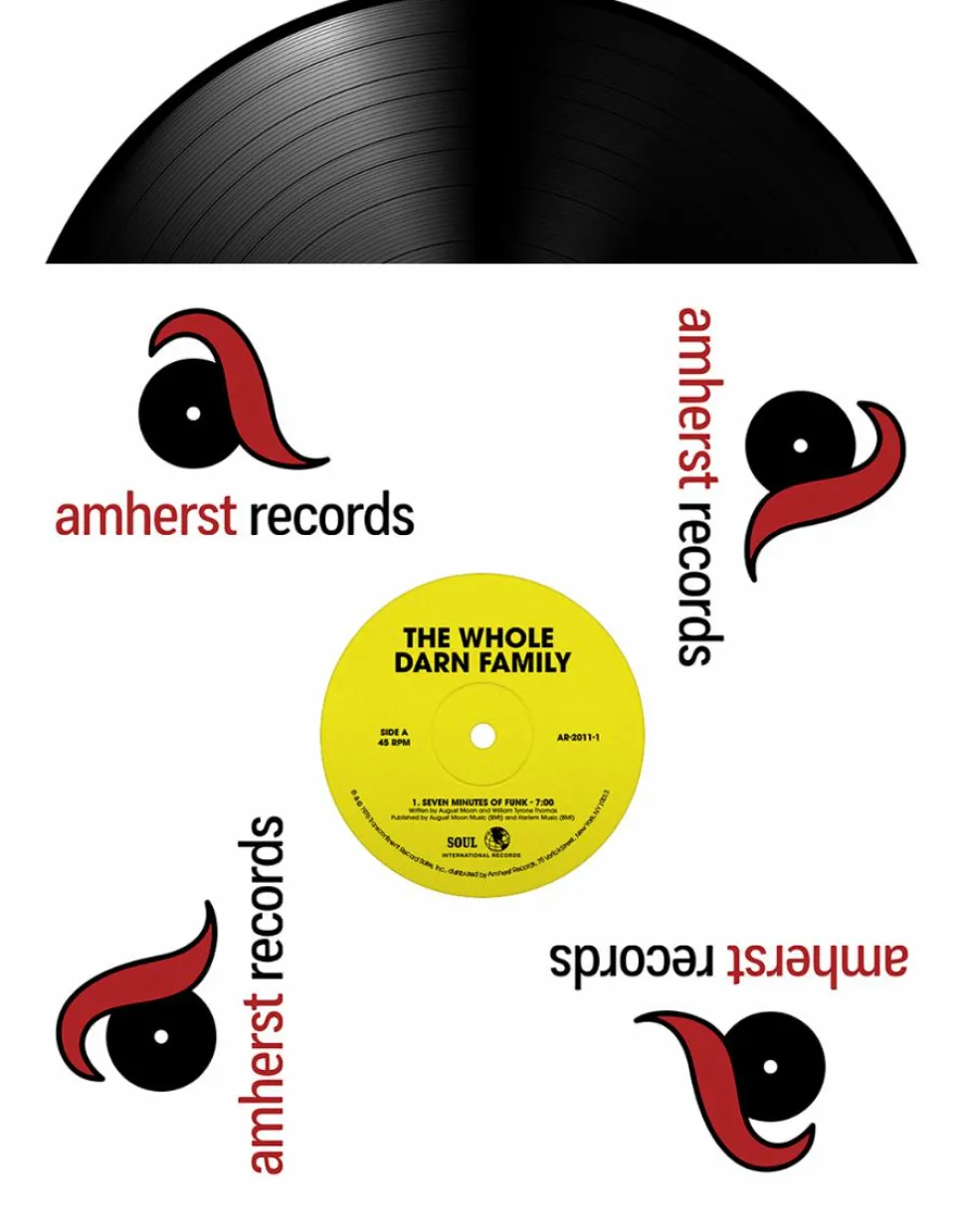 The Whole Darn Family - Seven Minutes of Funk / Ain't Nothing But Something To Do 12” Single Vinyl Record (2022 Record Store Day Exclusive)