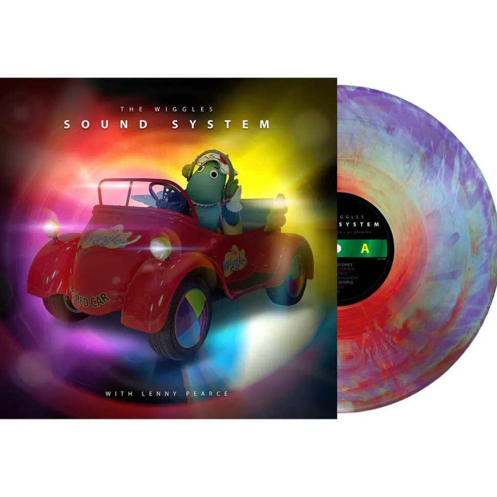The Wiggles with Lenny Pearce & DJ Dorothy The Wiggles Sound System: Rave Of Innocence LP Vinyl Record (Rainbow Swirl Coloured Vinyl)