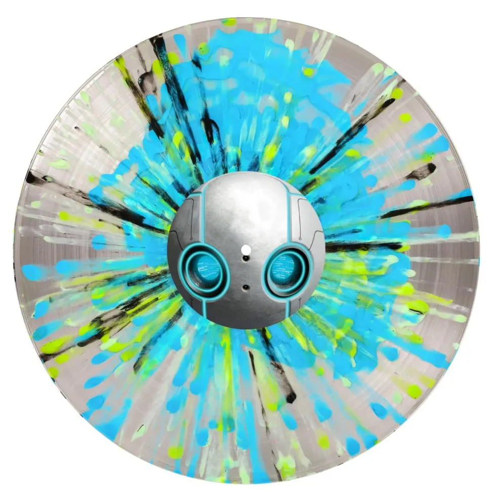 The Wild Robot (2024) - Original Motion Picture Soundtrack Music by Kris Bowers 2xLP Vinyl Record (Crystal Clear with Blue Orb & Green, Mint, Blue, and Black Splatter Coloured Vinyl)