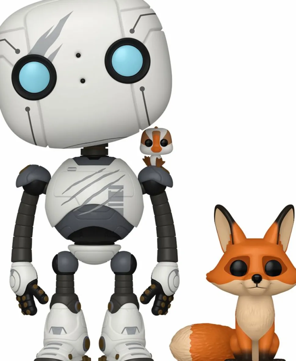 The Wild Robot - Roz with Fink & Brightbill Pop! Vinyl Figure