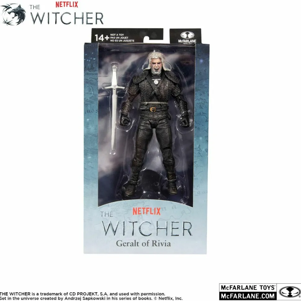The Witcher (2019) - Geralt of Rivia (Kikimora Battle) 7” Scale Action Figure
