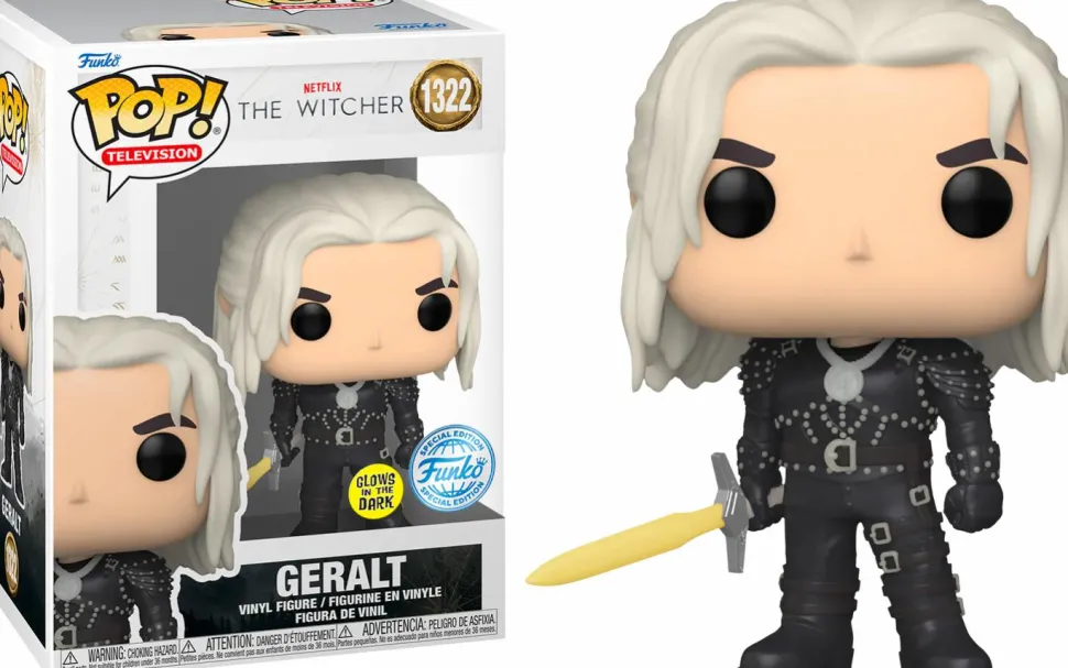 The Witcher (2019) - Geralt with Glow-in-the-Dark Sword Pop! Vinyl Figure