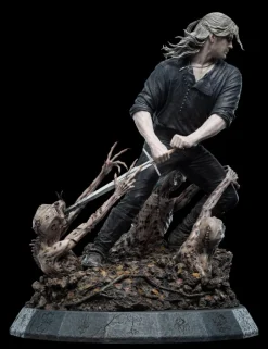 The Witcher - Geralt the White Wolf 1/4th Scale Statue
