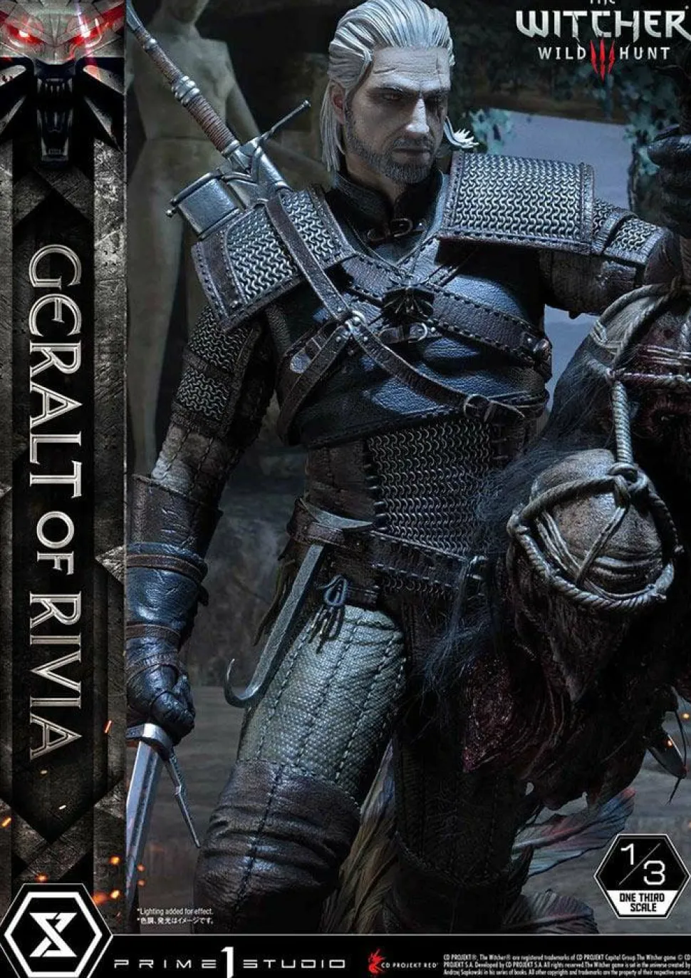 The Witcher 3: Wild Hunt - Geralt of Rivia 1/3 Scale Statue (Int Sales Only)