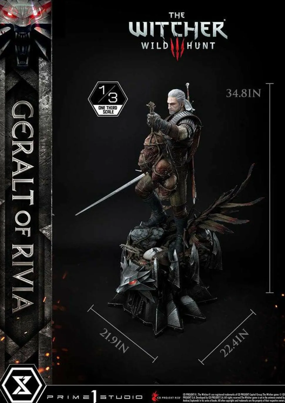 The Witcher 3: Wild Hunt - Geralt of Rivia 1/3 Scale Statue (Int Sales Only)