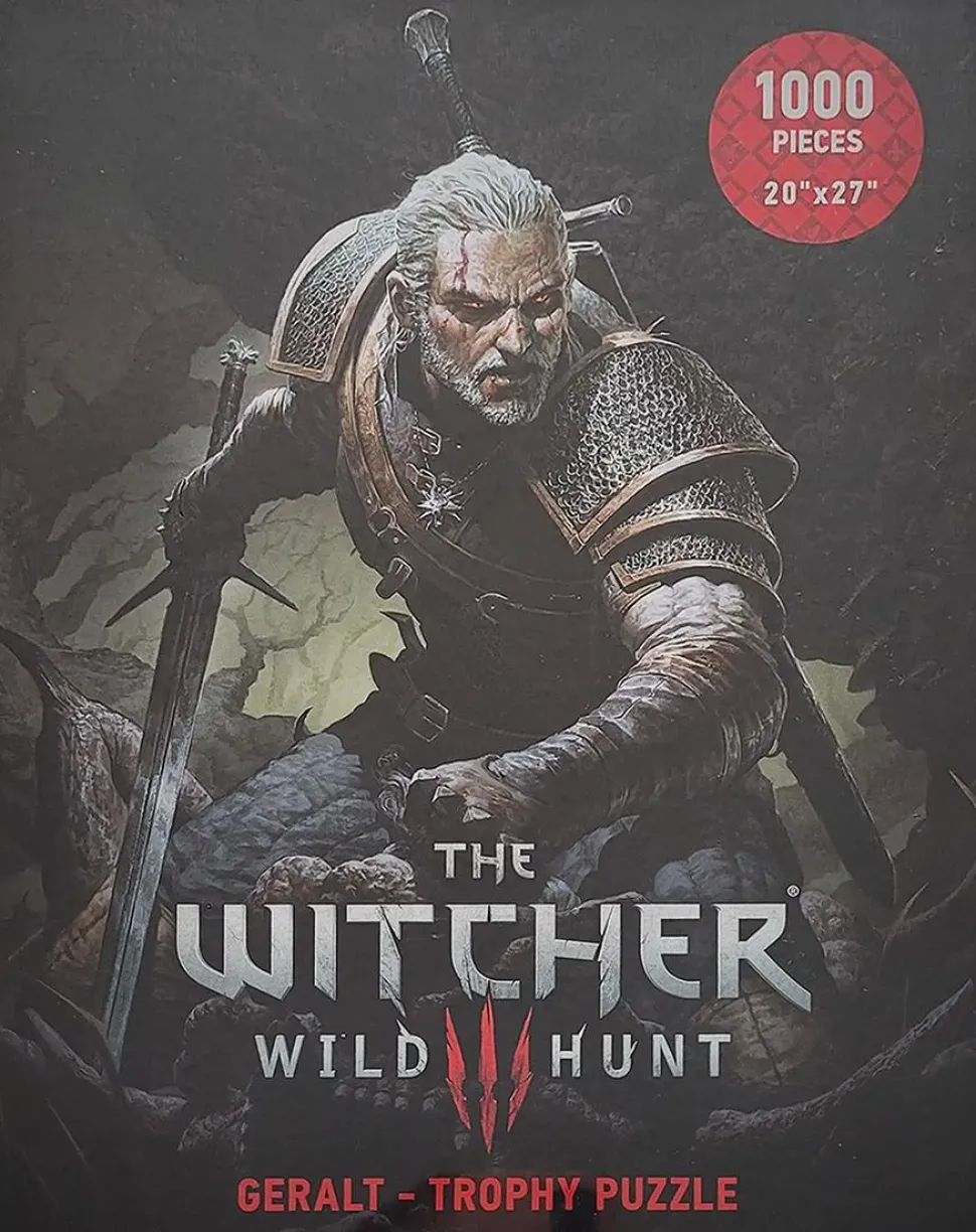 The Witcher 3: Wild Hunt - Geralt Trophy 1000 Piece Jigsaw Puzzle