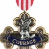 The Wizard of Oz - The Cowardly Lion Courage Medal 7” Prop Replica