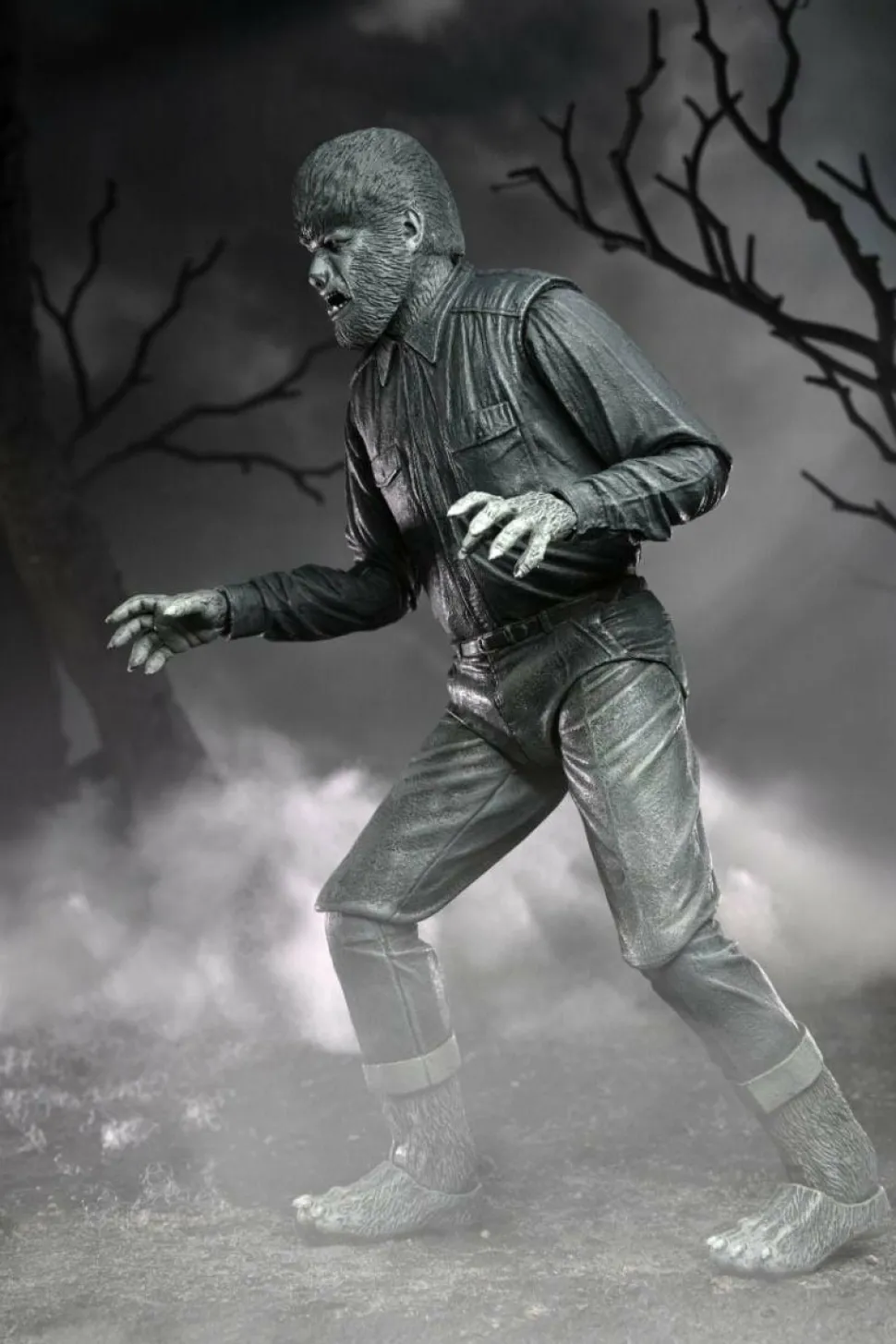 The Wolf Man (1941) - Wolf Man (Black & White) Ultimate 7" Scale Action Figure