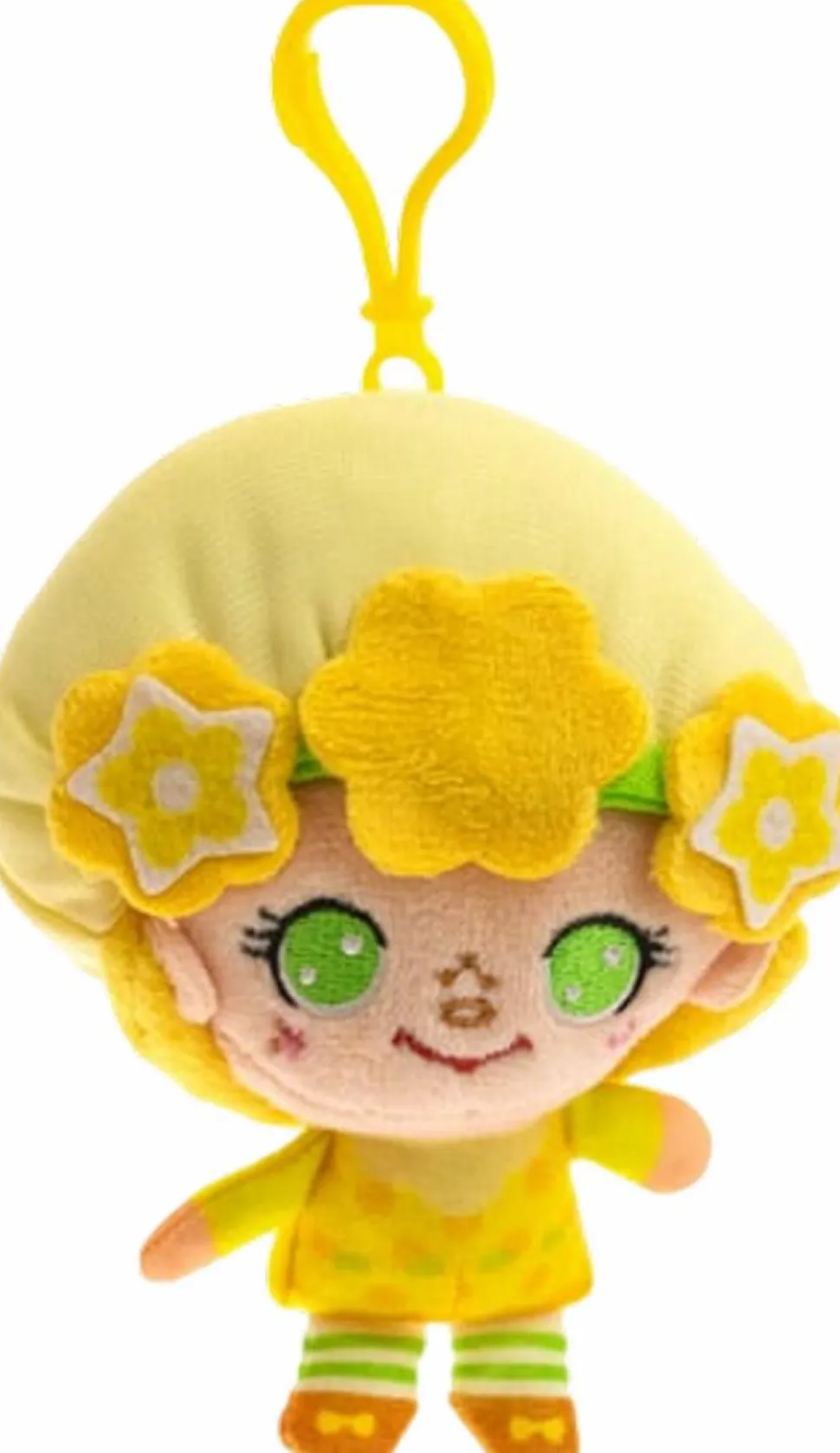 The World of Strawberry Shortcake (1980) - Lemon Meringue Cheebee Scented 4" Backpack Clip-On Plush