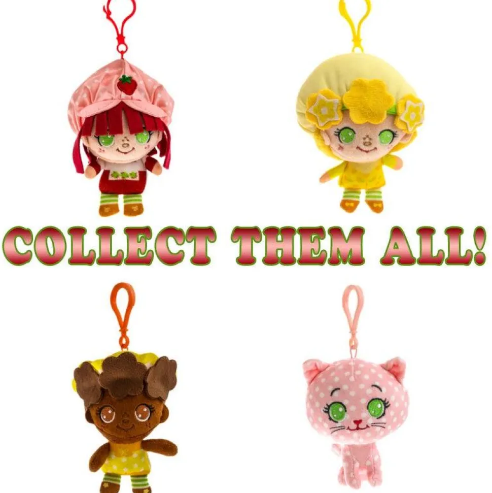 The World of Strawberry Shortcake (1980) - Lemon Meringue Cheebee Scented 4" Backpack Clip-On Plush