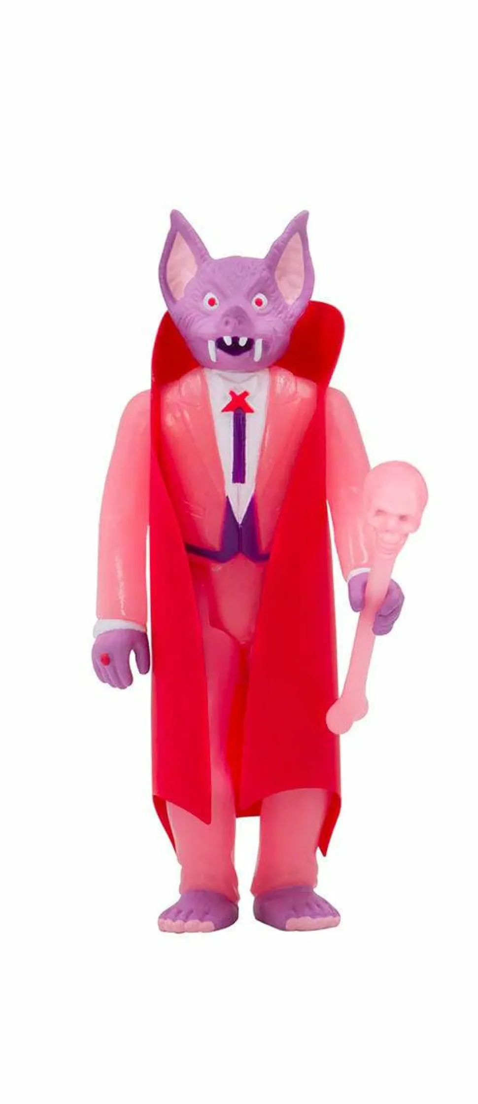 The Worst - Valentine’s Day Batula Pink Glow-in-the-Dark ReAction 3.75” Action Figure
