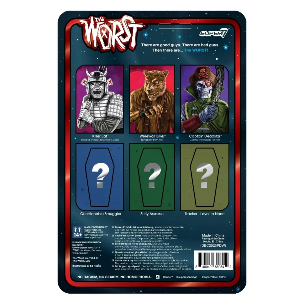 The Worst - Werewolf Biker (Scum Squad) ReAction 3.75" Action Figure (Wave 4)