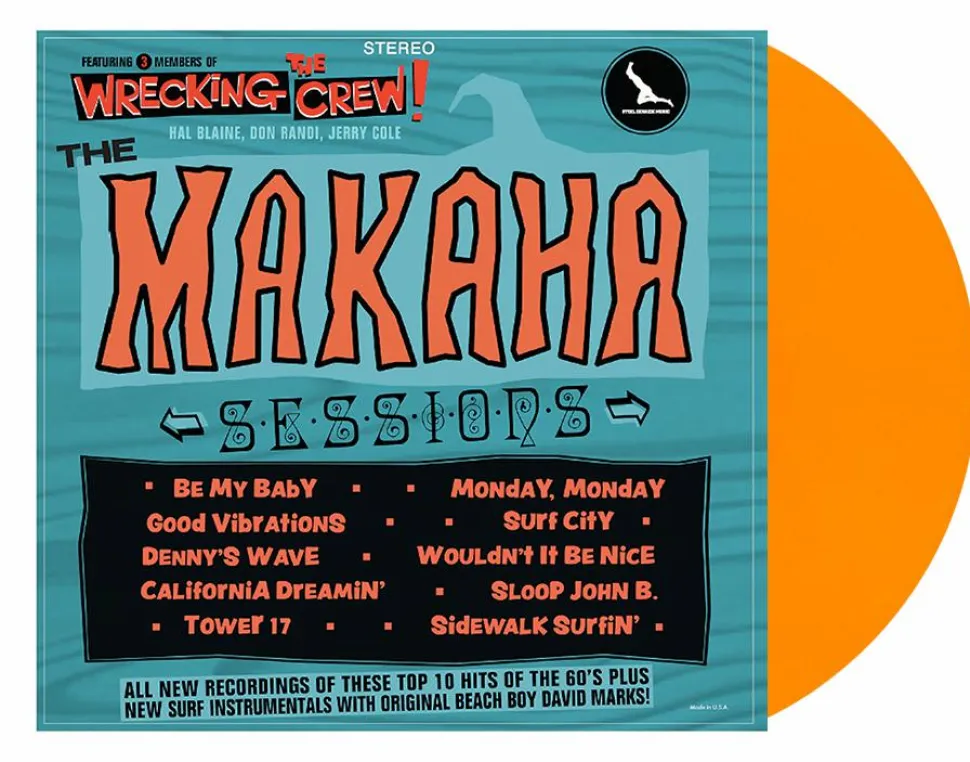 The Wrecking Crew - The Makaha Sessions LP Vinyl Record (2025 Record Store Day Exclusive Tangerine Coloured Vinyl)