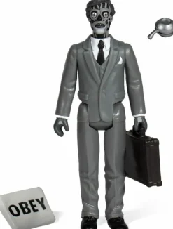 They Live - Male Ghoul Black & White ReAction 3.75” Action Figure