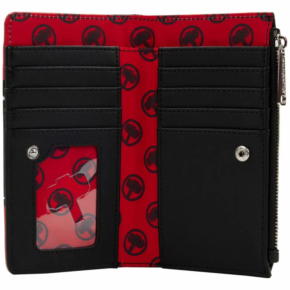 Thor 4: Love and Thunder - Thor Cosplay Glow in the Dark 4” Faux Leather Flap Wallet