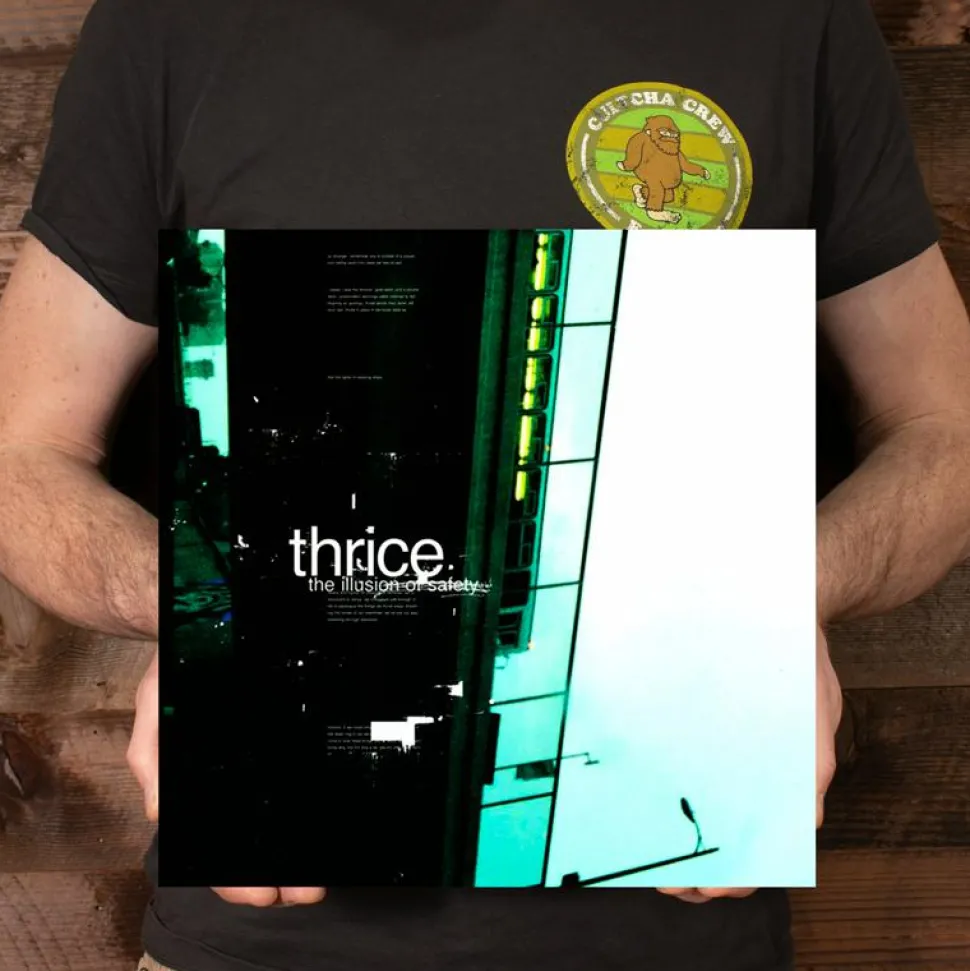 Thrice - The Illusion of Safety 20th Anniversary LP Vinyl Record (Electric Blue Coloured Vinyl)