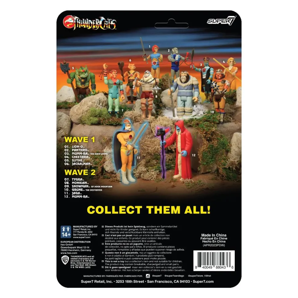 ThunderCats - Mumm-Ra The Ever Living Glow-in-the-Dark ReAction 3.75" Action Figure