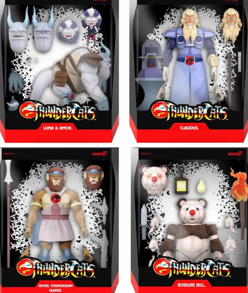ThunderCats - Wave 11 Ultimates! 7" Scale Action Figure Bundle (Set of 4)