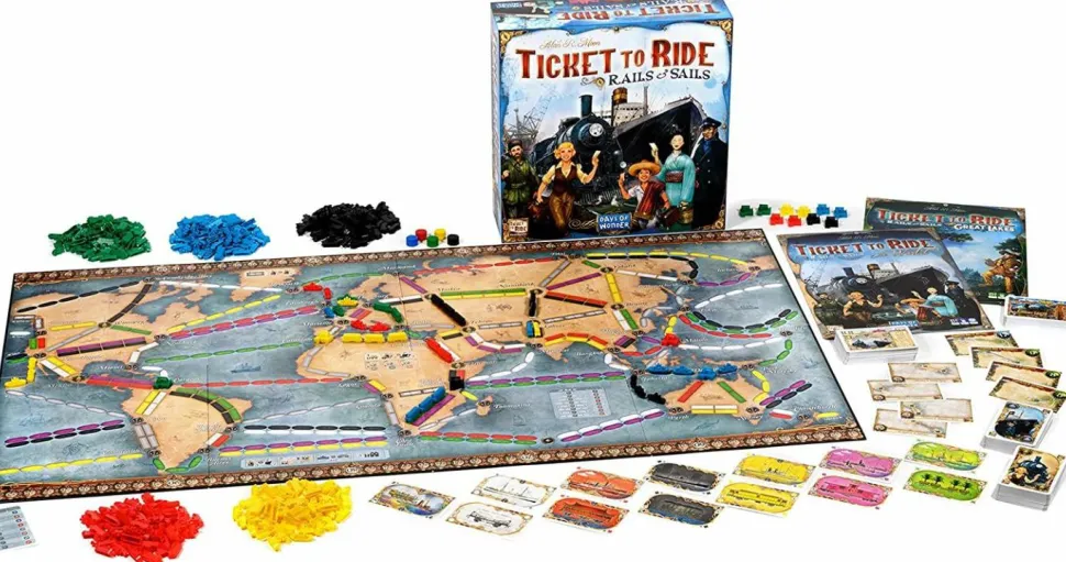 Ticket to Ride - Rails & Sails Board Game