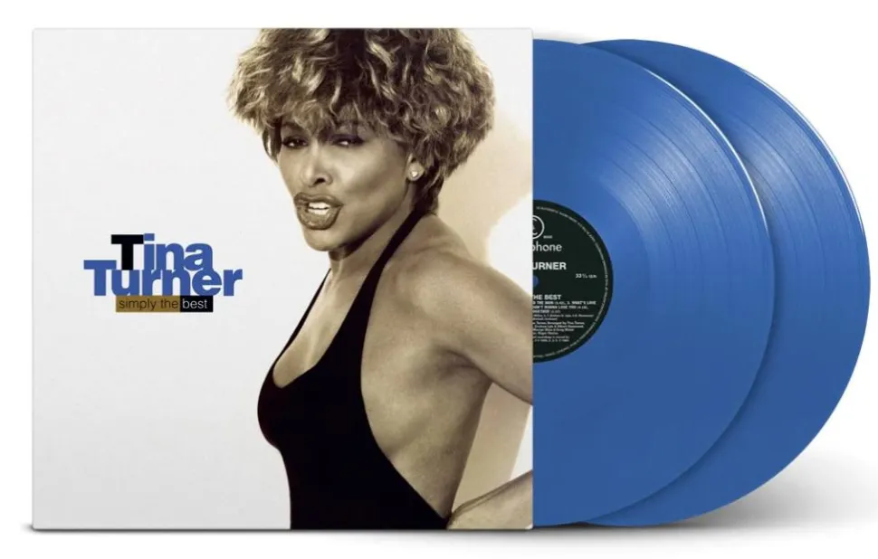 Tina Turner - Simply the Best 2xLP Vinyl Record (Blue Coloured Vinyl)