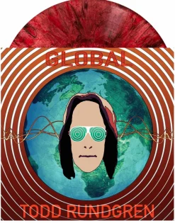 Todd Rundgren - Global LP Vinyl Record (Red Marble Coloured Vinyl)
