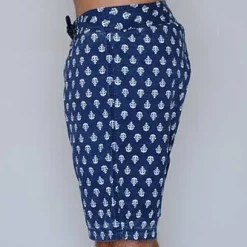 Toddland - Pipe and Anchor Swim Trunks Navy