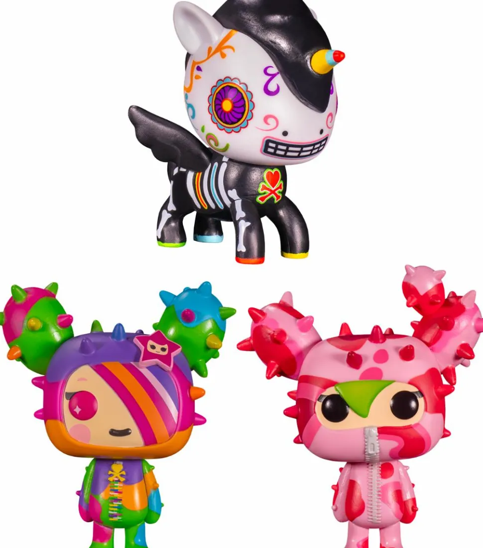 Tokidoki - Caramelo, Sabochan & SANDy Rainbow Pop! Vinyl Bundle (Set of 3) (2021 Convention Exclusive)