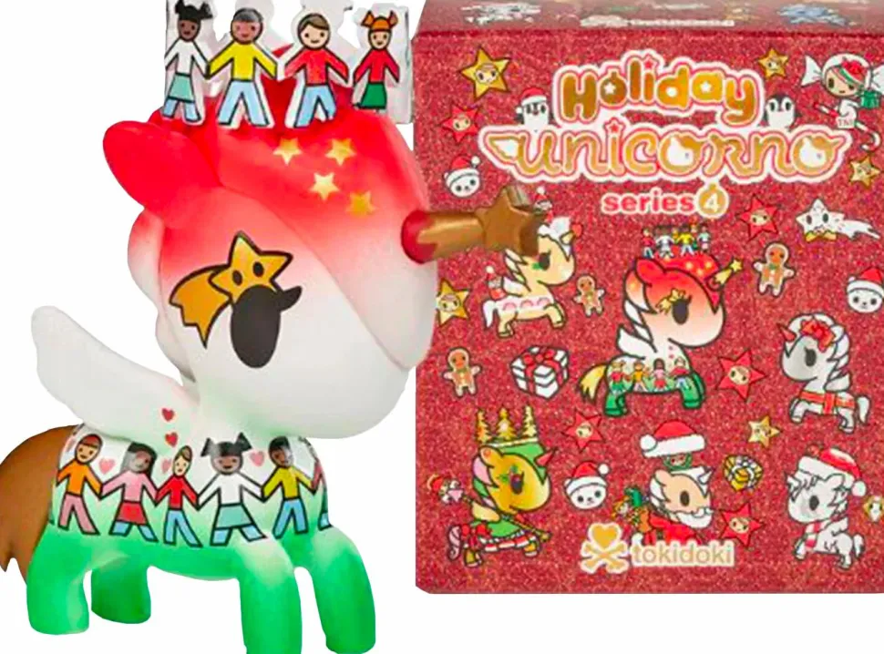 Tokidoki - Holiday Unicorno Series 4 Blind Box Vinyl Figure (Display of 8)
