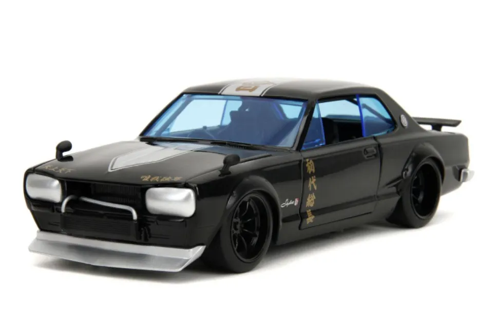 Tokyo Revengers - Mikey & 1971 Skyline GT-R Anime Hollywood Rides 1/24th Scale Die-Cast Vehicle Replica
