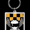 Top Gear - The Stig Metal Keychain Yellow & Black
