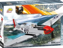 Top Gun: Maverick - North American P-51D Mustang Fighter Plane 1/32 Scale Building Block Construction Set (350 Pieces)
