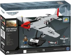 Top Gun: Maverick - P-51 Mustang Aeroplane 1/35th Scale Construction Set (265 Pieces)