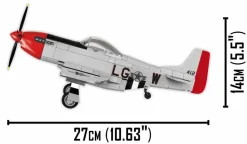 Top Gun: Maverick - P-51 Mustang Aeroplane 1/35th Scale Construction Set (265 Pieces)