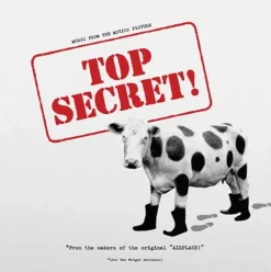 Top Secret! - Original Motion Picture Soundtrack by Val Kilmer & Maurice Jarre LP Vinyl Record (2025 Record Store Day Exclusive Clear Vinyl)